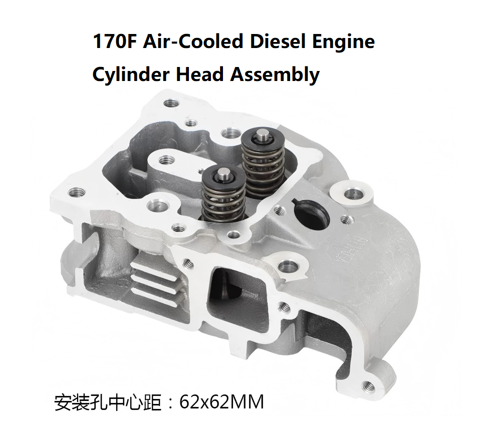 170F Air-Cooled Diesel Engine Cylinder Head Assembly