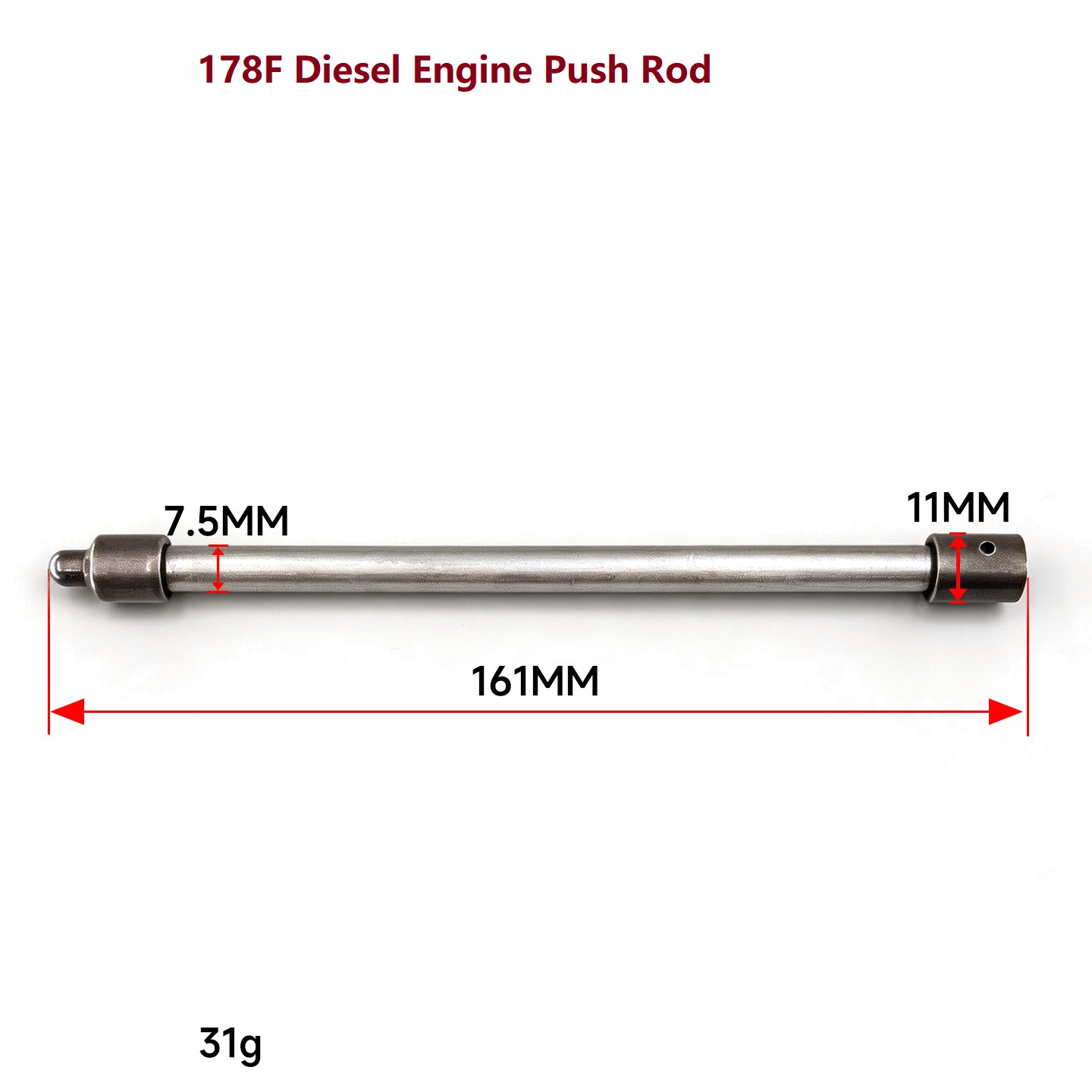 Diesel Engine Push Rod for 173F-1105F image 2