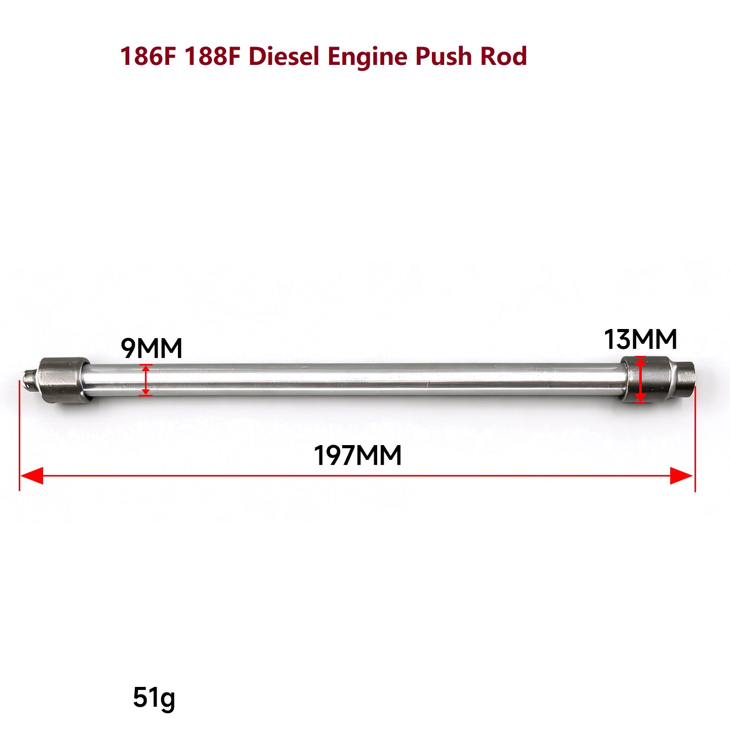 Diesel Engine Push Rod for 173F-1105F image 3