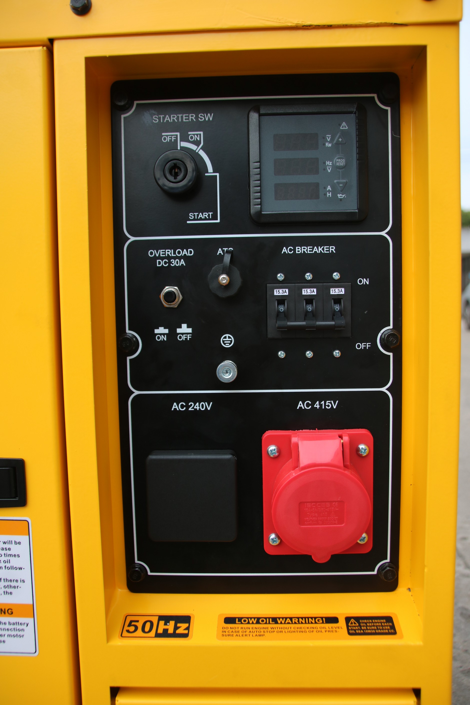 Control panel
