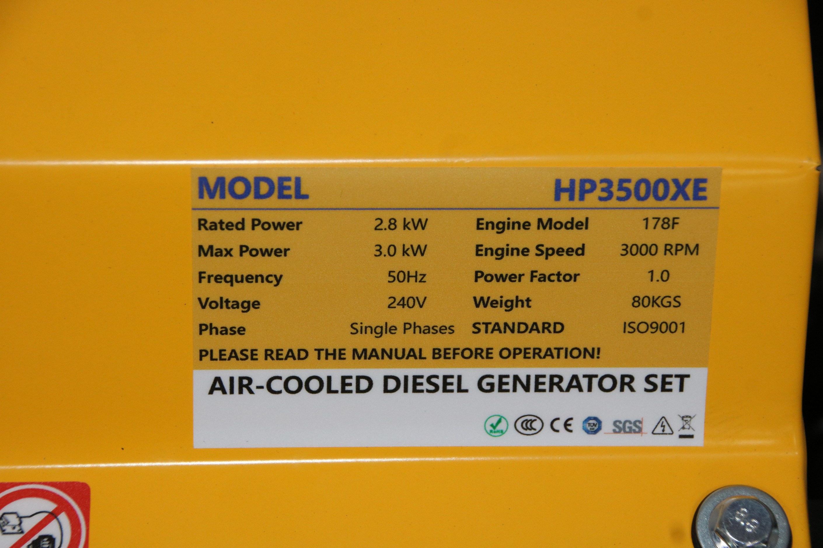 Product nameplate