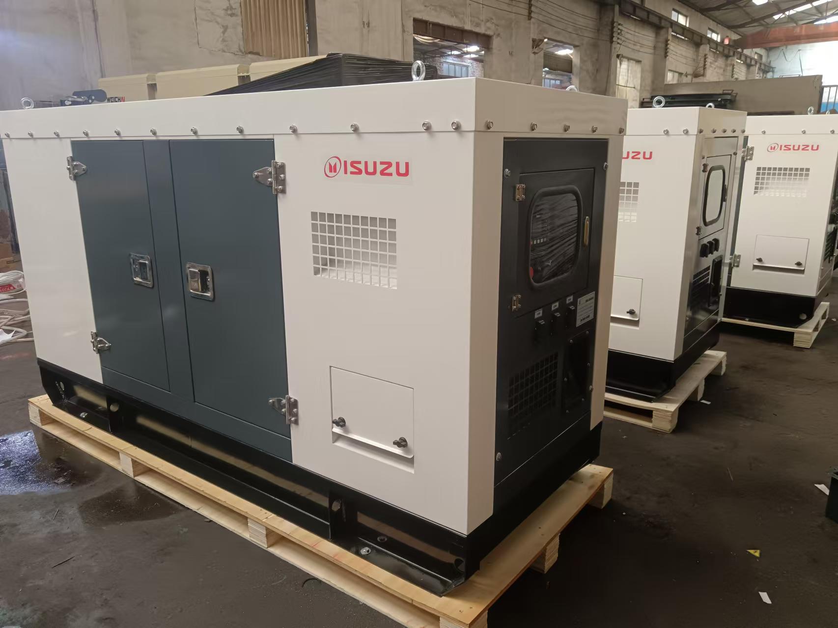 Isuzu water-cooled diesel generator representative image